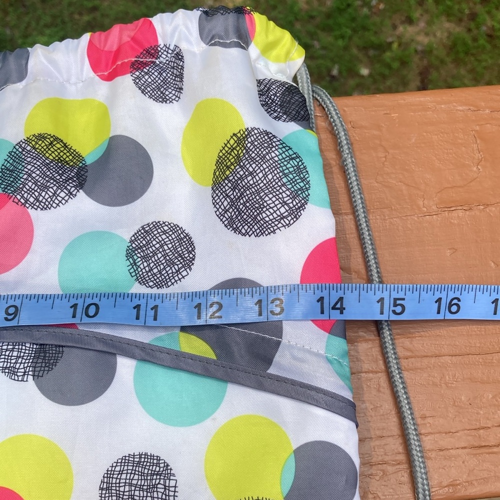 Thirty-One Circle Pattern Nylon Backpack - image 7